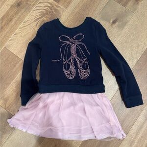 Pinc Black Top with Pink Accents